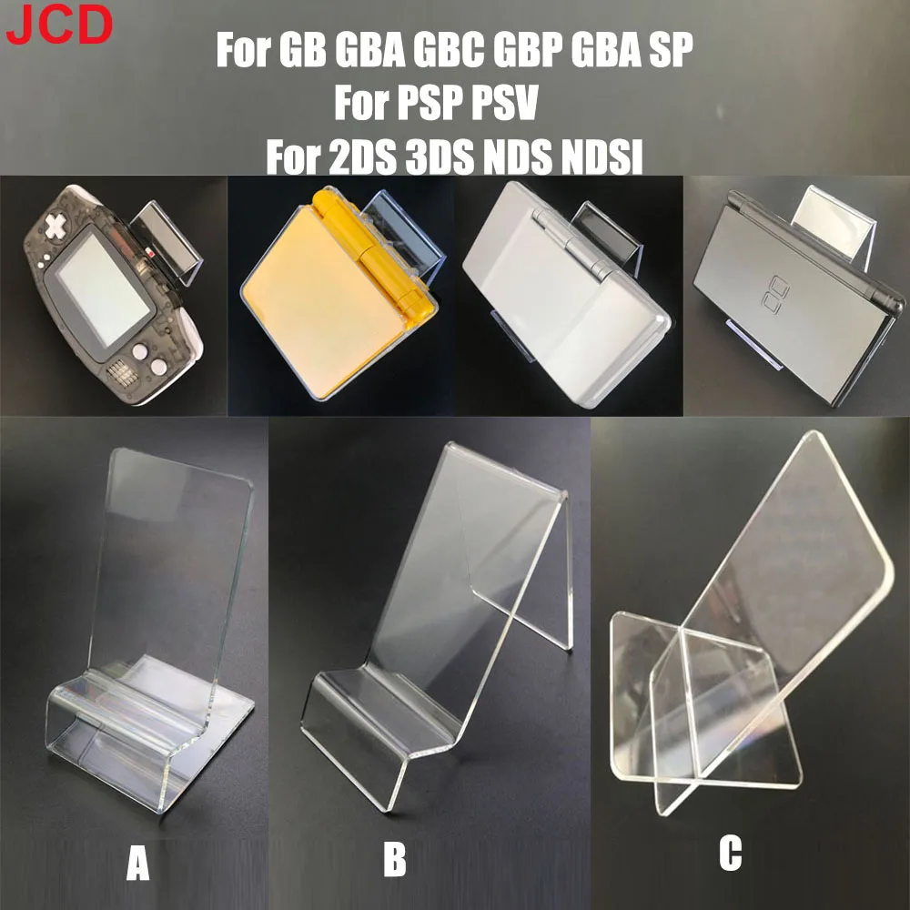 JCD Console Exhibition Bracket For GB GBP GBC GBA PSP PSV 3DS 2DS NDS Clear Plastic Stand Shelf Window Counter Display Showcase
JCD Console Exhibition Bracket For GB GBP GBC GBA PSP PSV 3DS 2DS NDS Clear Plastic Stand Shelf Window Counter Display Showcase