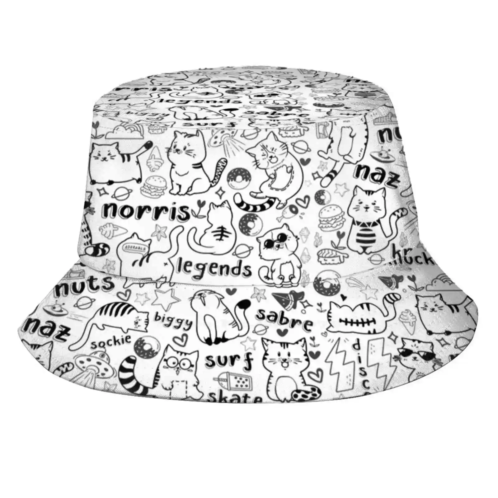 Norris Nuts Seamless Pattern With Cute Cat Doodles Uv Protection Foldable Bucket Hats Women Men Norris Nuts Pattern Norris Nuts
Norris Nuts Seamless Pattern With Cute Cat Doodles Uv Protection Foldable Bucket Hats Women Men Norris Nuts Pattern Norris Nuts