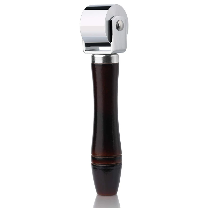 Leather Press Edge Roller, Wooden Handle Leather Rolling Craft Roller Edge Creaser, Leather Craft Glue Laminating Tool
Leather Press Edge Roller, Wooden Handle Leather Rolling Craft Roller Edge Creaser, Leather Craft Glue Laminating Tool