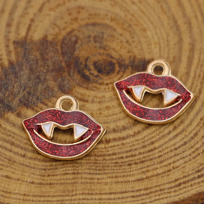 5PCS Gold Color Enamel Red Lips Charm Pendant Jewelry Making Bracelet Necklace DIY Earrings Accessories Craft
5PCS Gold Color Enamel Red Lips Charm Pendant Jewelry Making Bracelet Necklace DIY Earrings Accessories Craft