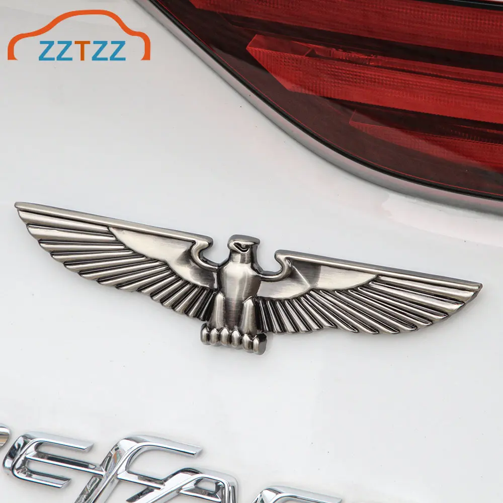 

3D Eagle Car Emblem, Large Eagle Wings Metal Sticker, Flying Eagle Zinc Alloy Decal Badge for Car, Truck, Motorcycle