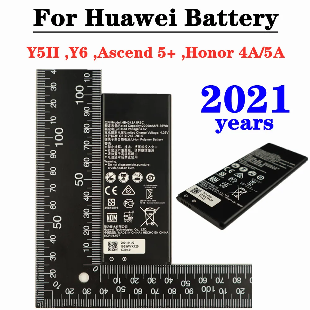 Новый аккумулятор HB4342A1RBC для Huawei Y5II Y5 II 2,Ascend 5 +,Y6,Honor 4A SCL-TL00,Honor 5A LYO-L21, аккумулятор для телефона 2200 мАч
Новый аккумулятор HB4342A1RBC для Huawei Y5II Y5 II 2,Ascend 5 +,Y6,Honor 4A SCL-TL00,Honor 5A LYO-L21, аккумулятор для телефона 2200 мАч