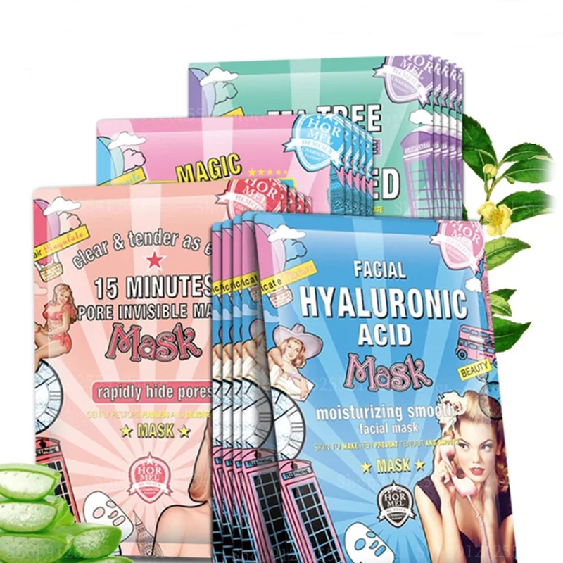 10Pcs Tea Tree Mask Acne Remove Hyaluronic Acid Moisturizing Caviar Shrinking Essence Oil-Control Deep Cleansing Whitening Mask
10Pcs Tea Tree Mask Acne Remove Hyaluronic Acid Moisturizing Caviar Shrinking Essence Oil-Control Deep Cleansing Whitening Mask