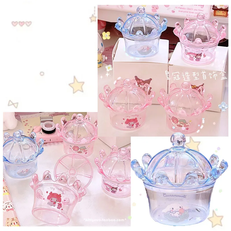 Anime Figure My Melody Kuromi Cinnamoroll Crown Modeling Storage Box Cartoon Kawaii Cute Jewelry Necklace Boxs Girl Gifts 8CM
Anime Figure My Melody Kuromi Cinnamoroll Crown Modeling Storage Box Cartoon Kawaii Cute Jewelry Necklace Boxs Girl Gifts 8CM