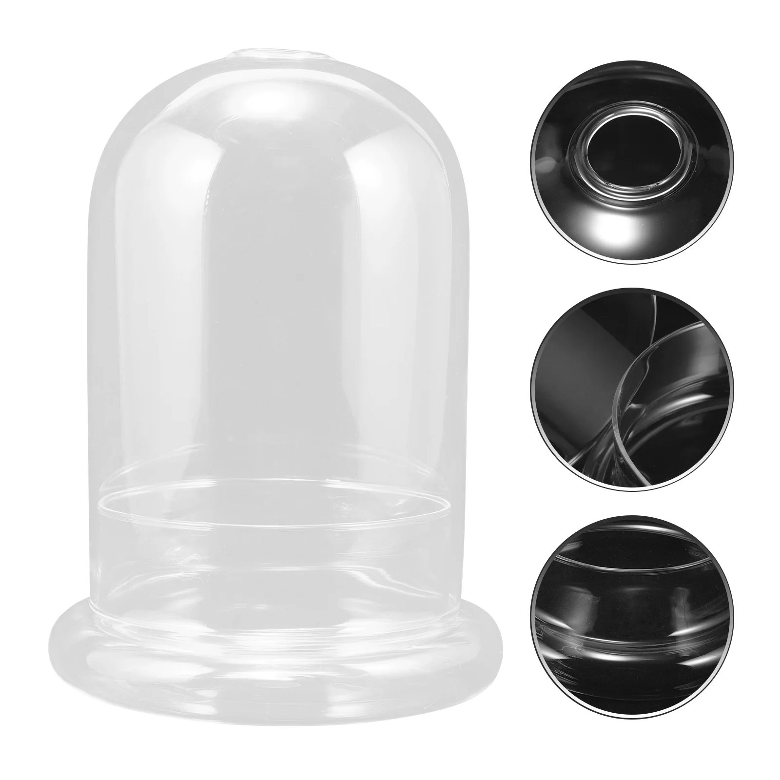 Clear Glass Dome Air Terrarium Display Cabinet Cloche Landscape Covers Bell Shaped Cases Collections Base
Clear Glass Dome Air Terrarium Display Cabinet Cloche Landscape Covers Bell Shaped Cases Collections Base