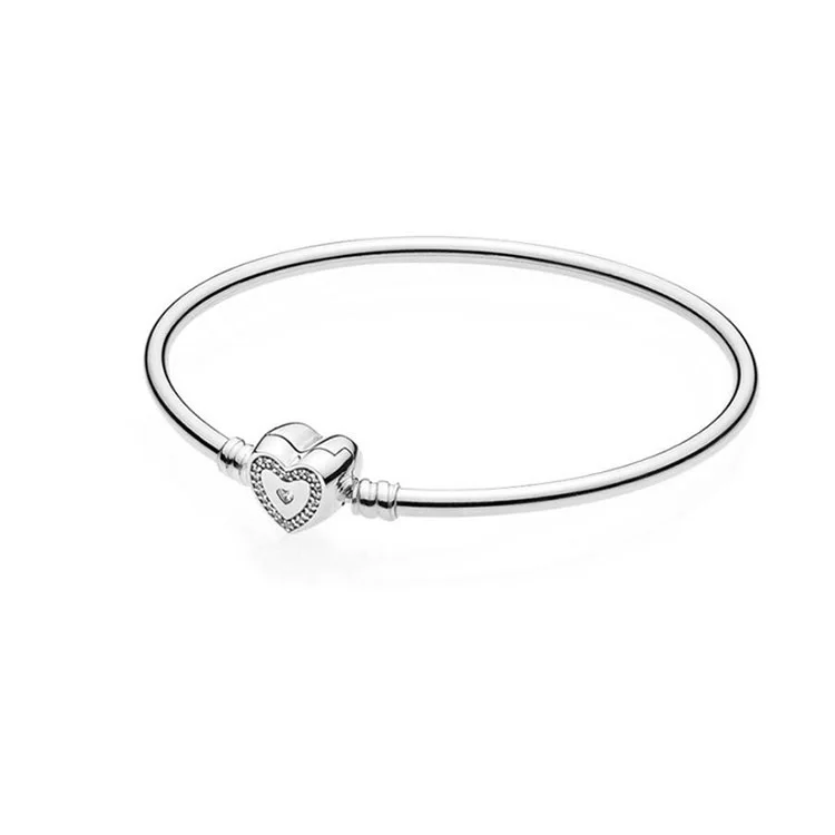 925 sterling Silver Forever Family Harmony Love Heart Buckle Bracelet fits Pandora charm beads DIY making gifts
925 sterling Silver Forever Family Harmony Love Heart Buckle Bracelet fits Pandora charm beads DIY making gifts