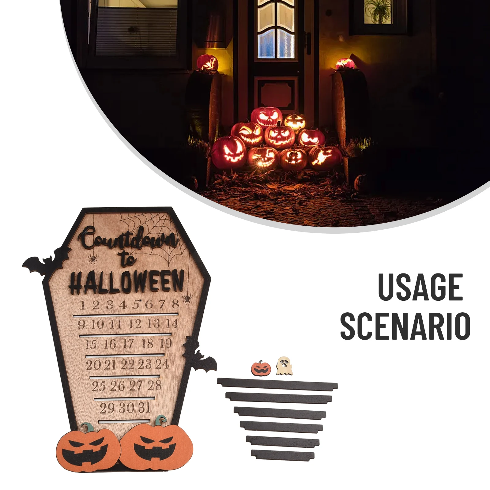 Welcome Halloween with Wooden Advent Calendar 2023 Countdown Decor Perfect for Parties Kids' Favorite Memorable Gift
Welcome Halloween with Wooden Advent Calendar 2023 Countdown Decor Perfect for Parties Kids' Favorite Memorable Gift