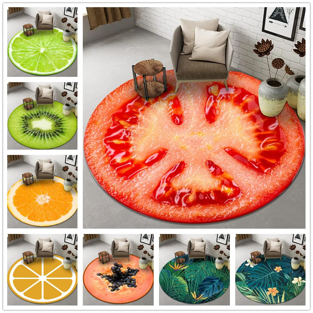 Tomatoes 3D Carpet Living Room Round Rug Fruit Plant Kids Play Room Bedroom Mats Baby Floor Area Rug Doormat Anti-slip Chair Mat
Tomatoes 3D Carpet Living Room Round Rug Fruit Plant Kids Play Room Bedroom Mats Baby Floor Area Rug Doormat Anti-slip Chair Mat