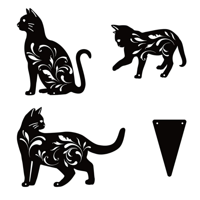 Metal Cat Silhouette Decor Wrought Iron Decorative Ornament Crafts for Indoor Outdoor Garden Yard Decor 40JA
Metal Cat Silhouette Decor Wrought Iron Decorative Ornament Crafts for Indoor Outdoor Garden Yard Decor 40JA