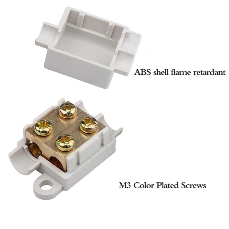 1Pc T Type High Power Quick Wire Connector Parallel Splitter Large Current Butt Joint Connector 1 In 2 Out ZK-1216
1Pc T Type High Power Quick Wire Connector Parallel Splitter Large Current Butt Joint Connector 1 In 2 Out ZK-1216