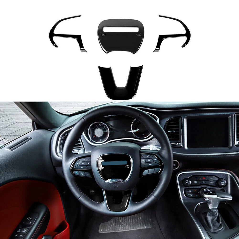 Car Steering Wheel Panel Frame Decoration Cover Trim Moulding Sticker For Dodge Charger Challenger 2015-2020
Car Steering Wheel Panel Frame Decoration Cover Trim Moulding Sticker For Dodge Charger Challenger 2015-2020