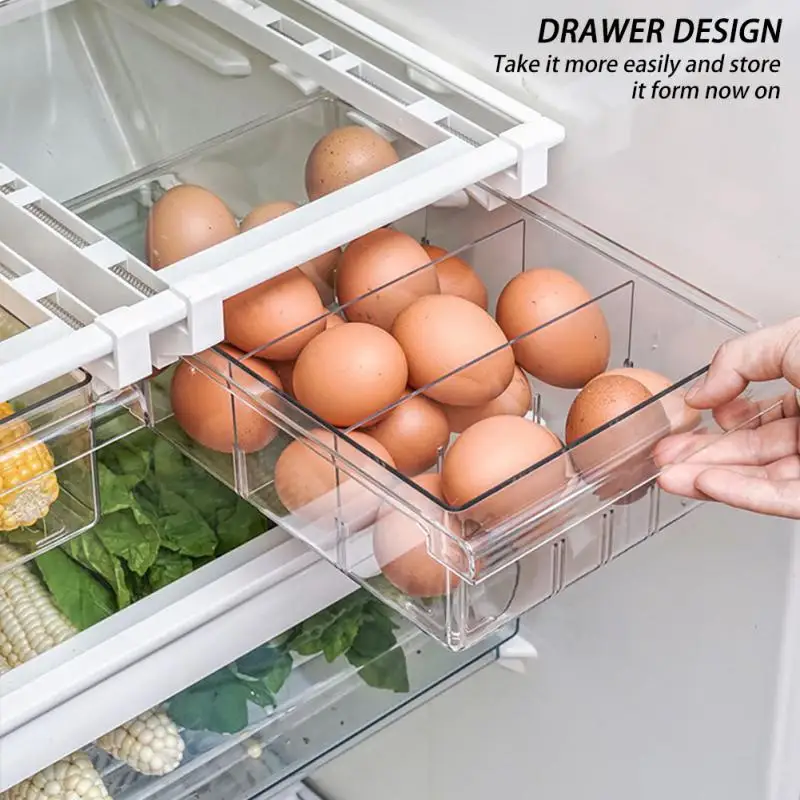 Food Storage Kitchen Organizer Container PET Seal Stable Cans For Fridge High-capacity Fresh Eggs Vegetable Fruit Storage Boxes
Food Storage Kitchen Organizer Container PET Seal Stable Cans For Fridge High-capacity Fresh Eggs Vegetable Fruit Storage Boxes