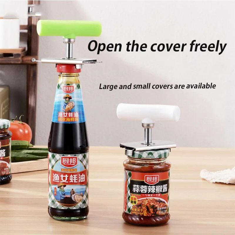 Adjustable Jar Opener Stainless Steel Lids Off Jar Opener Bottle Opener Kitchen Accessories Can Opener For 3-9.5CM Gadget
Adjustable Jar Opener Stainless Steel Lids Off Jar Opener Bottle Opener Kitchen Accessories Can Opener For 3-9.5CM Gadget