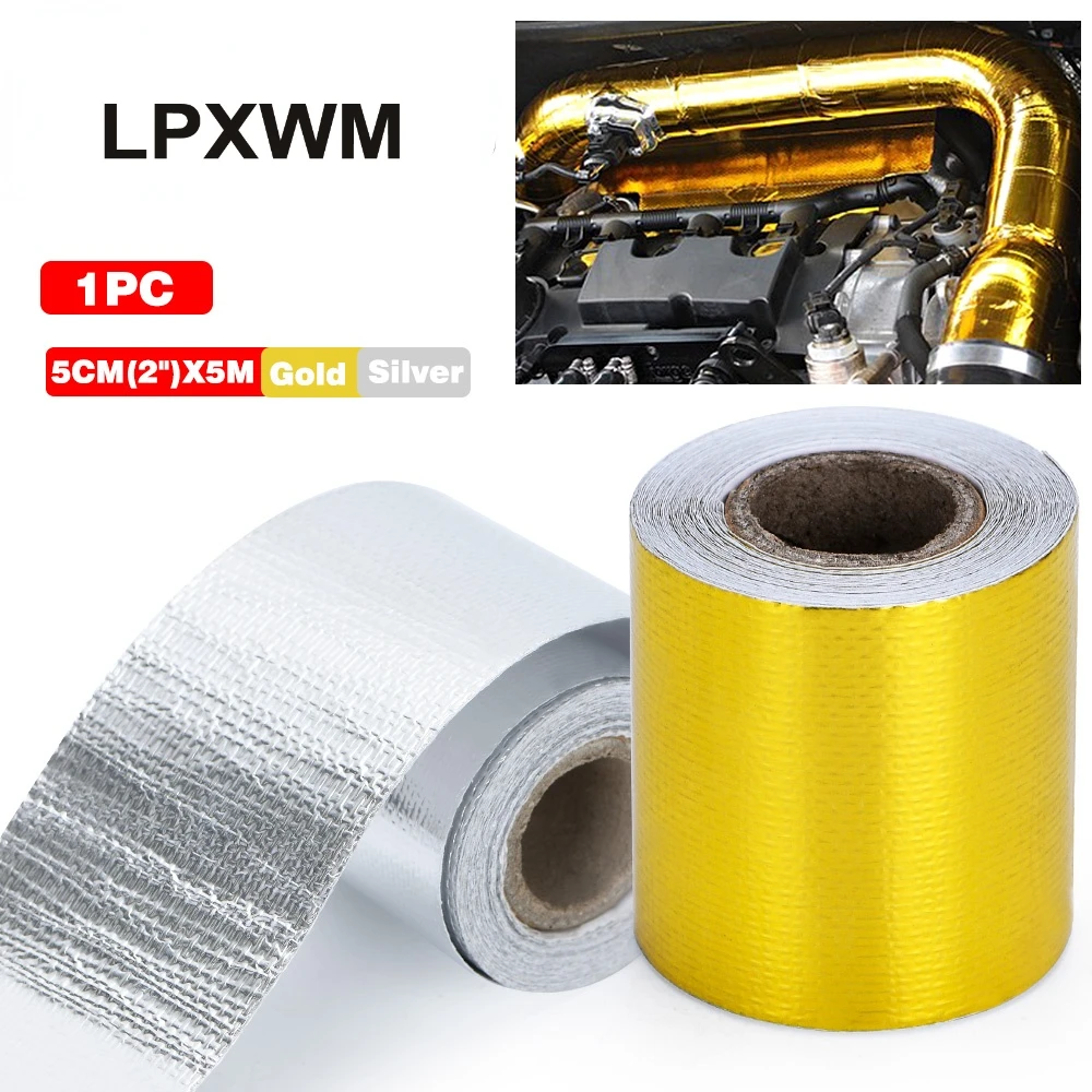 2"x1 2 5 10 Meter Aluminum Reinforced Tape Adhesive Backed Heat Shield Resistant Wrap Intake Car Accessories Pipe for BMW 1613
2"x1 2 5 10 Meter Aluminum Reinforced Tape Adhesive Backed Heat Shield Resistant Wrap Intake Car Accessories Pipe for BMW 1613