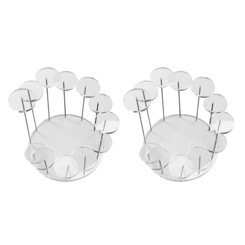 2X Cupcake Stand Acrylic Display Stand For Jewelry/Cake Dessert Rack Wedding Birthday Party Decoration Tools Transparent
2X Cupcake Stand Acrylic Display Stand For Jewelry/Cake Dessert Rack Wedding Birthday Party Decoration Tools Transparent