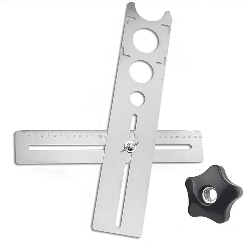Tile Locator Ruler Multifunctional Stainless Steel Adjustable Punching Measuring Ruler Tile Tools For House Decorated Work
Tile Locator Ruler Multifunctional Stainless Steel Adjustable Punching Measuring Ruler Tile Tools For House Decorated Work