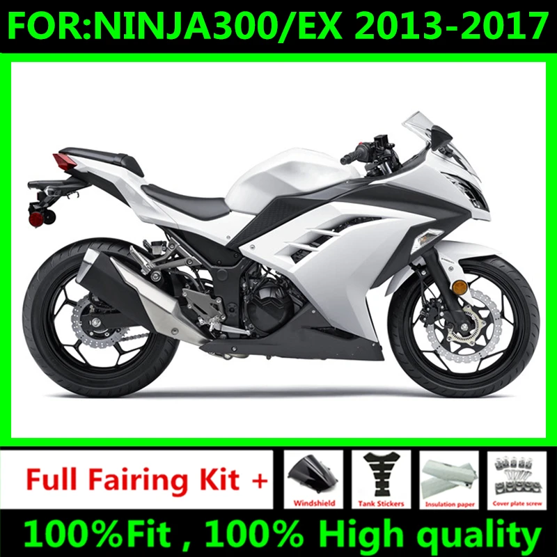 New ABS Motorcycle Fairing kits Fit for ninja EX 300 EX300 ZX300R ninja300 2013 2014 2015 2016 2017 fairings kit set white black
New ABS Motorcycle Fairing kits Fit for ninja EX 300 EX300 ZX300R ninja300 2013 2014 2015 2016 2017 fairings kit set white black