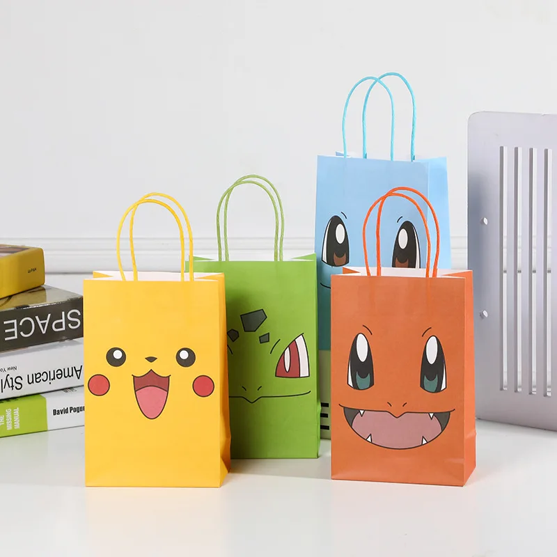 Cartoon Pokemon Pikachu Kawaii Anime Paper Bag Stand Up Bag Paper Gift Bag Kraft Paper Favor Top Packing Christmas Paper
Cartoon Pokemon Pikachu Kawaii Anime Paper Bag Stand Up Bag Paper Gift Bag Kraft Paper Favor Top Packing Christmas Paper
