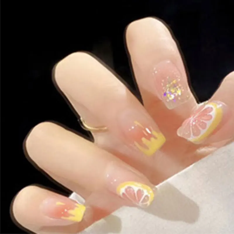 24 Pcs Short Manicure Wearable Removable Art Nails Net Fake Nails Small Size False Nails With Design For Nails Extension
24 Pcs Short Manicure Wearable Removable Art Nails Net Fake Nails Small Size False Nails With Design For Nails Extension