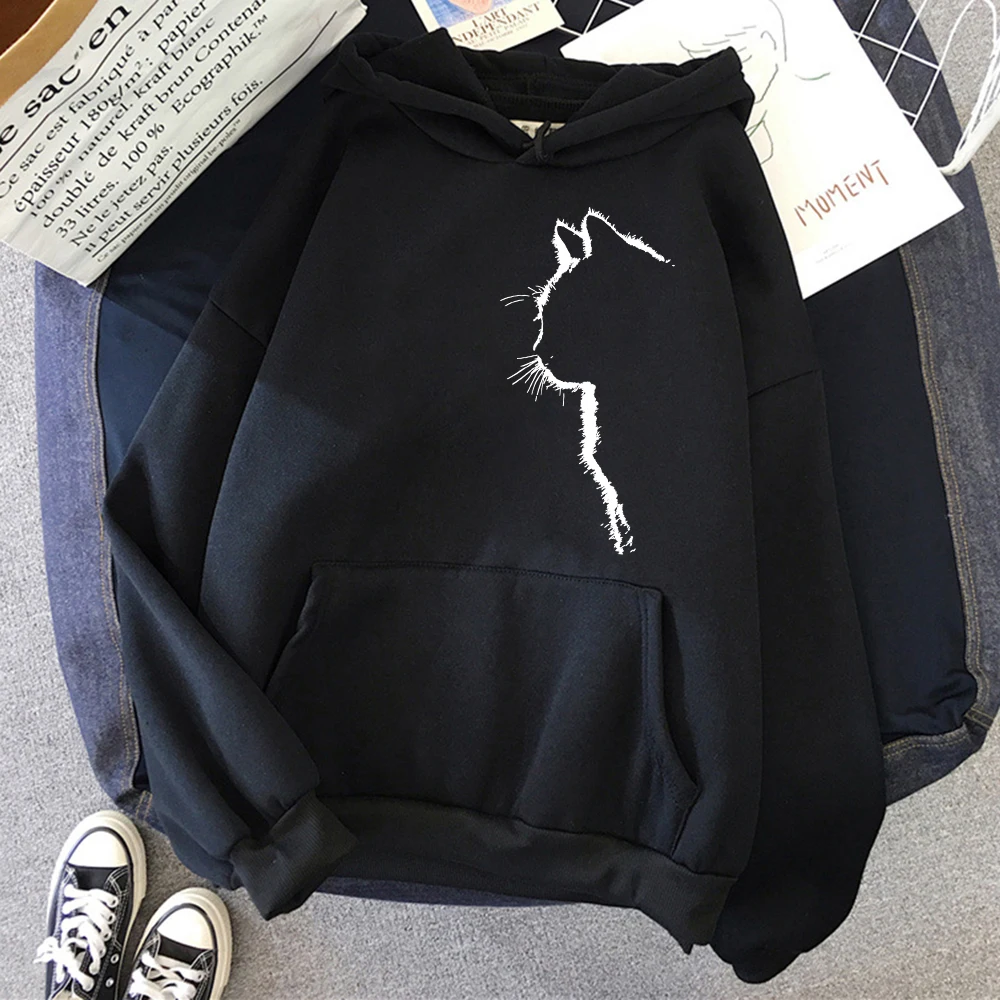 Simple cat pet for both men and women hoodie pocket pullover hoodie casual loose soft sweatshirt Harajuku round neck
Simple cat pet for both men and women hoodie pocket pullover hoodie casual loose soft sweatshirt Harajuku round neck