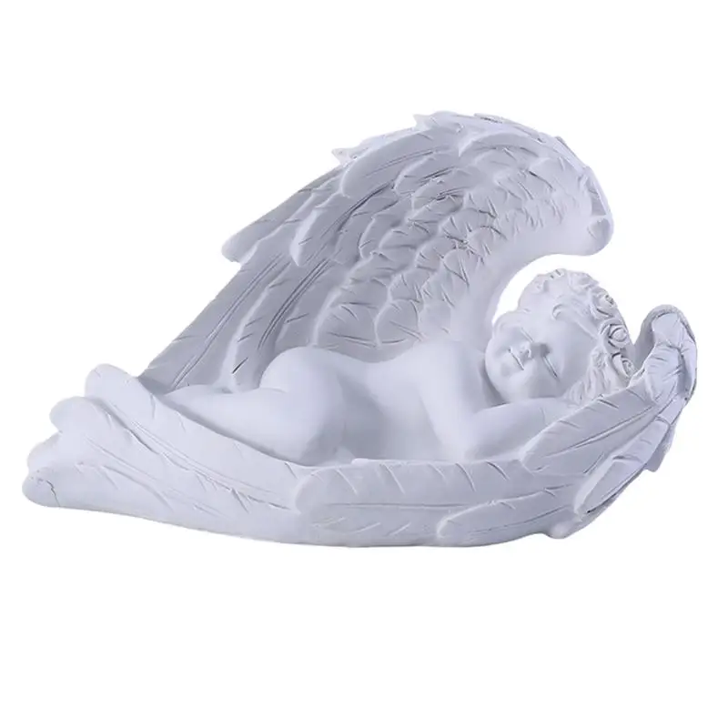 Sleeping Baby Angel Wings Cherub Statue Figurine Home Garden Baby Shower Baptism Decoration Mum Housewarming Gift White 
Sleeping Baby Angel Wings Cherub Statue Figurine Home Garden Baby Shower Baptism Decoration Mum Housewarming Gift White