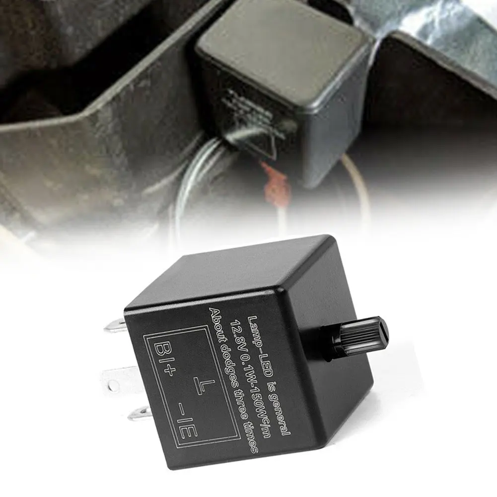 12V LED Flasher Relay 3-Pin LED Adjustable Motorcycle Flasher Relay Turn Signal Indicator Blinker Light Motorcycle Accessories
12V LED Flasher Relay 3-Pin LED Adjustable Motorcycle Flasher Relay Turn Signal Indicator Blinker Light Motorcycle Accessories