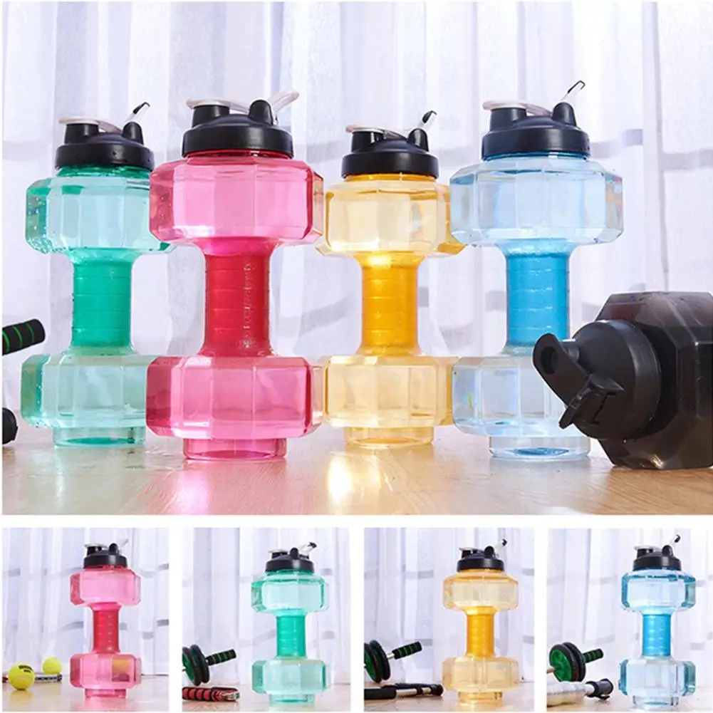 Dumbbell Sports Bottle Portable Large Capacity Gym Running Fitness Bodybuilding Exercise Drinking Kettle
Dumbbell Sports Bottle Portable Large Capacity Gym Running Fitness Bodybuilding Exercise Drinking Kettle