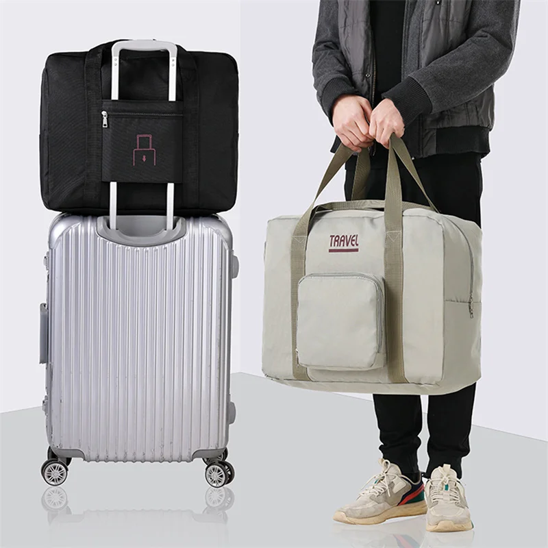 

Складные дорожные сумки унисекс, водонепроницаемые чемоданы из ткани «Оксфорд» для хранения багажа, вместительные сумки-тоуты, органайзеры