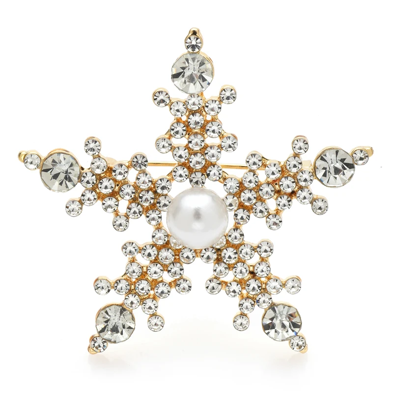 Wuli&baby New Snowflake Brooches For Women Unisex 2-color Rhinestone Beauty Winter Brooch Pins Gifts
Wuli&baby New Snowflake Brooches For Women Unisex 2-color Rhinestone Beauty Winter Brooch Pins Gifts