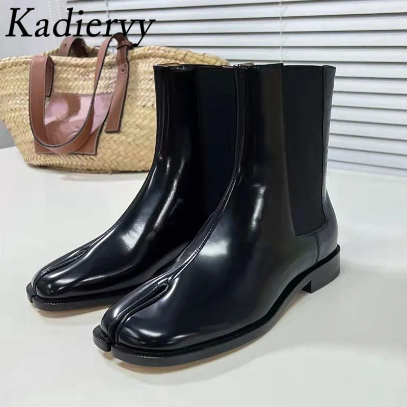 New Split Toe Short Boots Women Genuine Leather Ankle Boots Horsehair High Quality Split Toe Boots Women Knight Boots Woman
New Split Toe Short Boots Women Genuine Leather Ankle Boots Horsehair High Quality Split Toe Boots Women Knight Boots Woman