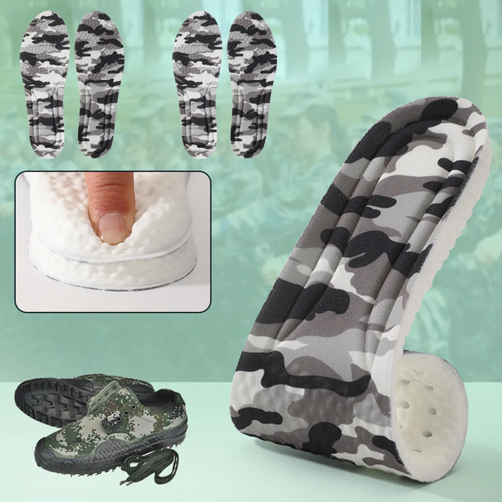 Memory Foam Shoes Insole Breathable Pain Relief Massage Fasciitis Cushioning Insoles Camouflage Sports Pads Women Men
Memory Foam Shoes Insole Breathable Pain Relief Massage Fasciitis Cushioning Insoles Camouflage Sports Pads Women Men