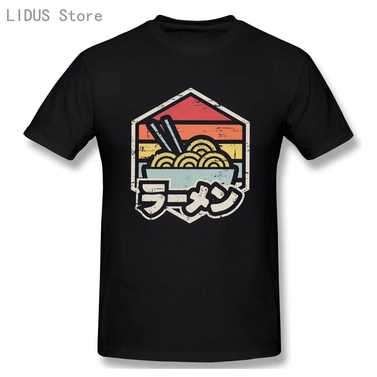 Trendy Mens 80s Retro Ramen T Shirt Short Sleeve Round-neck Cotton T-shirt Summer Japanese Fast Food Noodles Tee Clothing
Trendy Mens 80s Retro Ramen T Shirt Short Sleeve Round-neck Cotton T-shirt Summer Japanese Fast Food Noodles Tee Clothing
