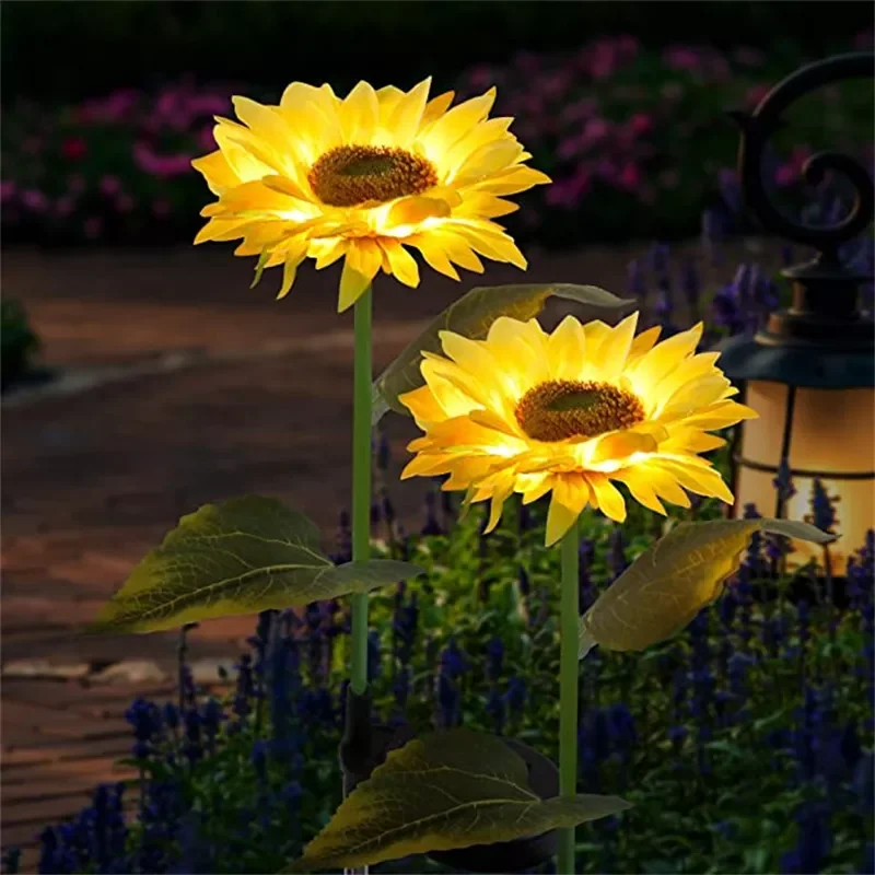 Solar Sunflowers Lights Smart Light Control Lawn Light Outdoor IP65 Waterproof Landscape Lamp Garden Yard Pathway Patio Decor
Solar Sunflowers Lights Smart Light Control Lawn Light Outdoor IP65 Waterproof Landscape Lamp Garden Yard Pathway Patio Decor