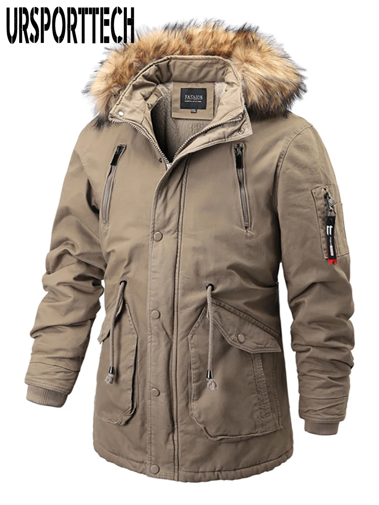 Winter Jacket Men Thick Fleece Military Parkas Big Size Overcoat Thicken Warm Windbreaker Jackets Velvet Jacket Coats Outwear
Winter Jacket Men Thick Fleece Military Parkas Big Size Overcoat Thicken Warm Windbreaker Jackets Velvet Jacket Coats Outwear