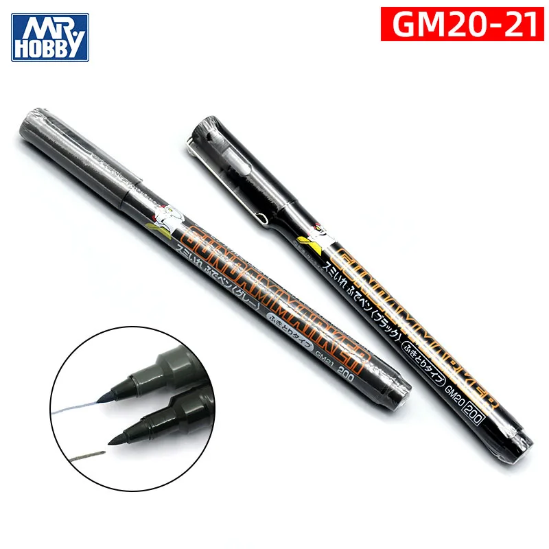 Mr Hobby GM20 GM21 Anime Sci-Fi Mecha Doll Painting Grey Black Brush Type Marker For DIY Scale Military Tank Car Plane Model Kit
Mr Hobby GM20 GM21 Anime Sci-Fi Mecha Doll Painting Grey Black Brush Type Marker For DIY Scale Military Tank Car Plane Model Kit