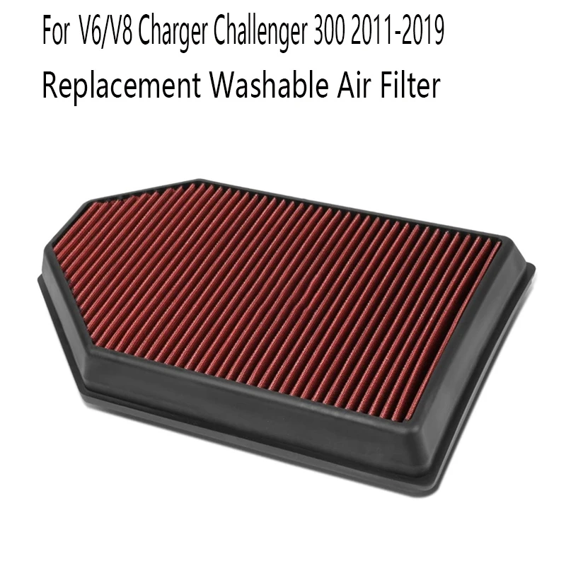 Car Air Filter Replacement Air Filter Washable Air Filter For Chrysler/Dodge V6/V8 Charger Challenger 300 2011-2019
Car Air Filter Replacement Air Filter Washable Air Filter For Chrysler/Dodge V6/V8 Charger Challenger 300 2011-2019