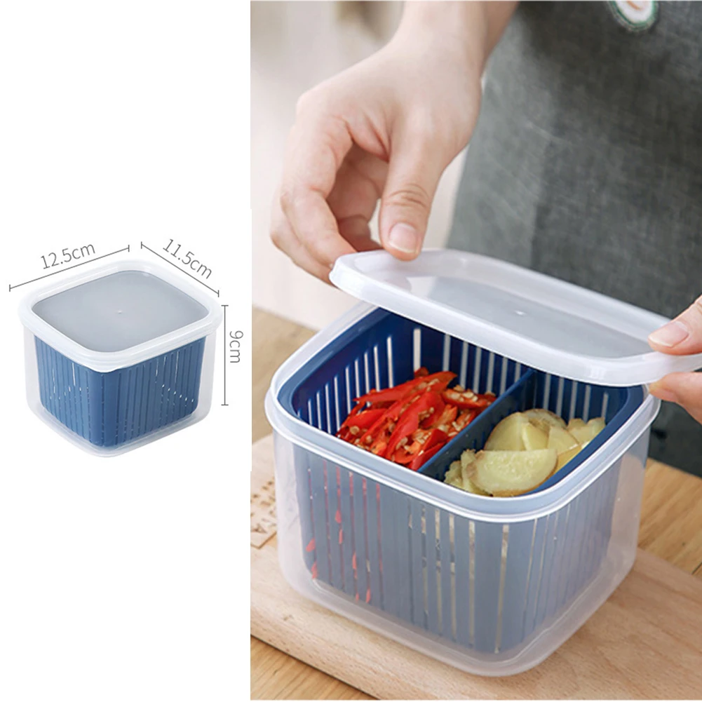 Multifunctional Refrigerator Storage Box With Lid Drain Sealed Freshkeeping Box For Fruits Ginger Garlic Onion Kitchen Organizer
Multifunctional Refrigerator Storage Box With Lid Drain Sealed Freshkeeping Box For Fruits Ginger Garlic Onion Kitchen Organizer
