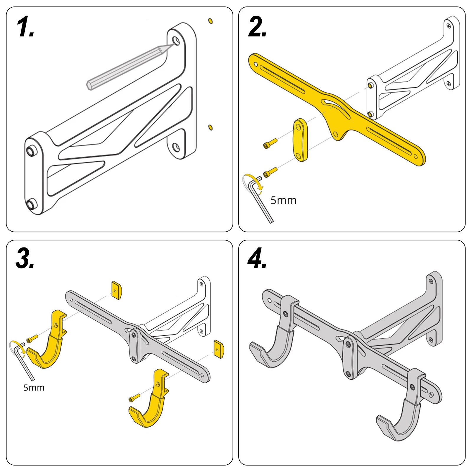 1pc Road Bike Adjustable Wall Rack Parking Rack Wall Hook Djustable Angle Up To 33° Aluminum Alloy Bicycle Support Bracket
1pc Road Bike Adjustable Wall Rack Parking Rack Wall Hook Djustable Angle Up To 33° Aluminum Alloy Bicycle Support Bracket