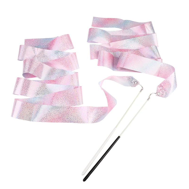 2M Flashing Star Gym Ribbons Dance Ribbon Rhythmic Art Gymnastics Ballet Streamer Twirling Rod Rainbow Stick Training
2M Flashing Star Gym Ribbons Dance Ribbon Rhythmic Art Gymnastics Ballet Streamer Twirling Rod Rainbow Stick Training
