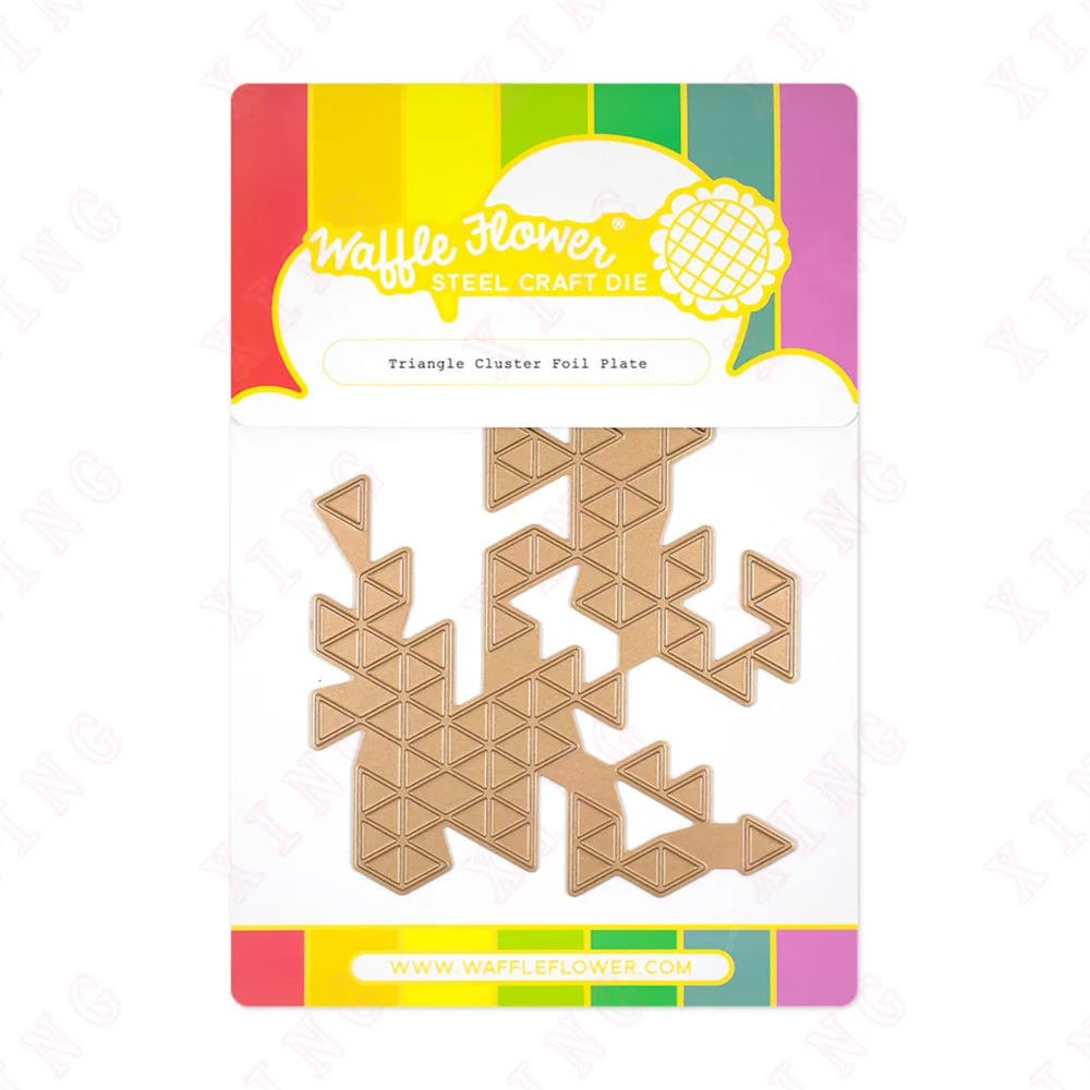 2022 Christmas Arrival New Hot Foil Scrapbook Album Decoration Embossing Mold Diy Handmade Craft Triangle Cluster Foil Plate Die
2022 Christmas Arrival New Hot Foil Scrapbook Album Decoration Embossing Mold Diy Handmade Craft Triangle Cluster Foil Plate Die