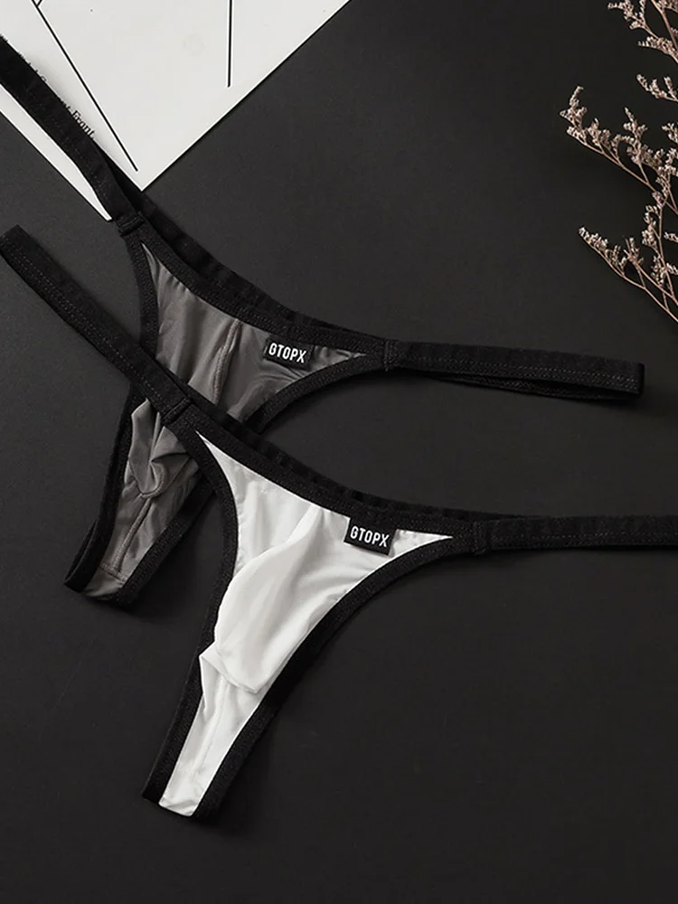 Men's Panties Sexy Thong T Back Briefs G-String Bulge Pouch Underpants Bkini Underwear Comfortable Shorts Sensual Lingerie M~2XL
Men's Panties Sexy Thong T Back Briefs G-String Bulge Pouch Underpants Bkini Underwear Comfortable Shorts Sensual Lingerie M~2XL