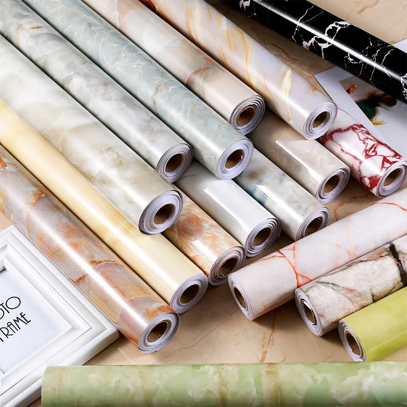 Modern Waterproof Marble Wallpaper Contact Paper PVC Wall Sticker Self Adhesive Bathroom Kitchen Countertop Home Decorative Film
Modern Waterproof Marble Wallpaper Contact Paper PVC Wall Sticker Self Adhesive Bathroom Kitchen Countertop Home Decorative Film