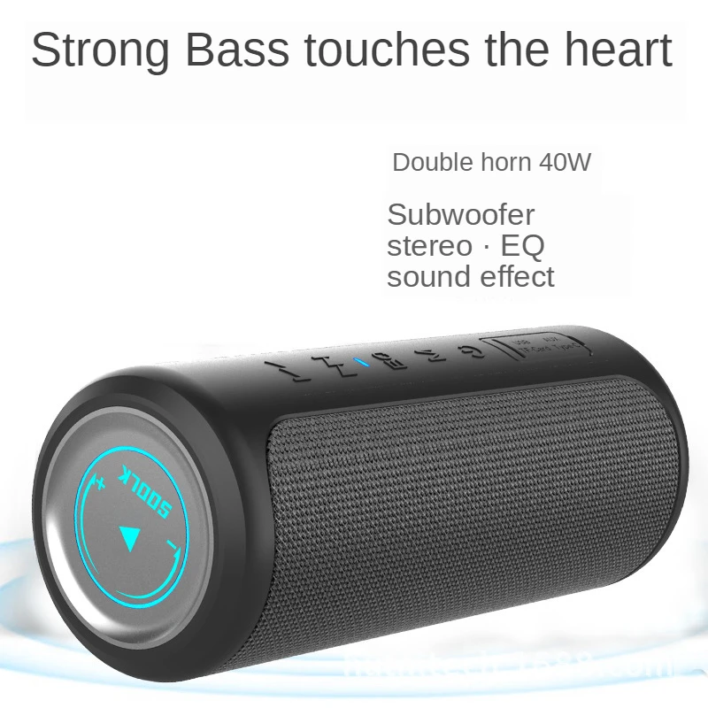 SODLK T7 Spotify 40W High Volume Wireless Bluetooth Speaker Portable Subwoofer Stereo Stereo Dual Speaker Outdoor Waterproof 
SODLK T7 Spotify 40W High Volume Wireless Bluetooth Speaker Portable Subwoofer Stereo Stereo Dual Speaker Outdoor Waterproof