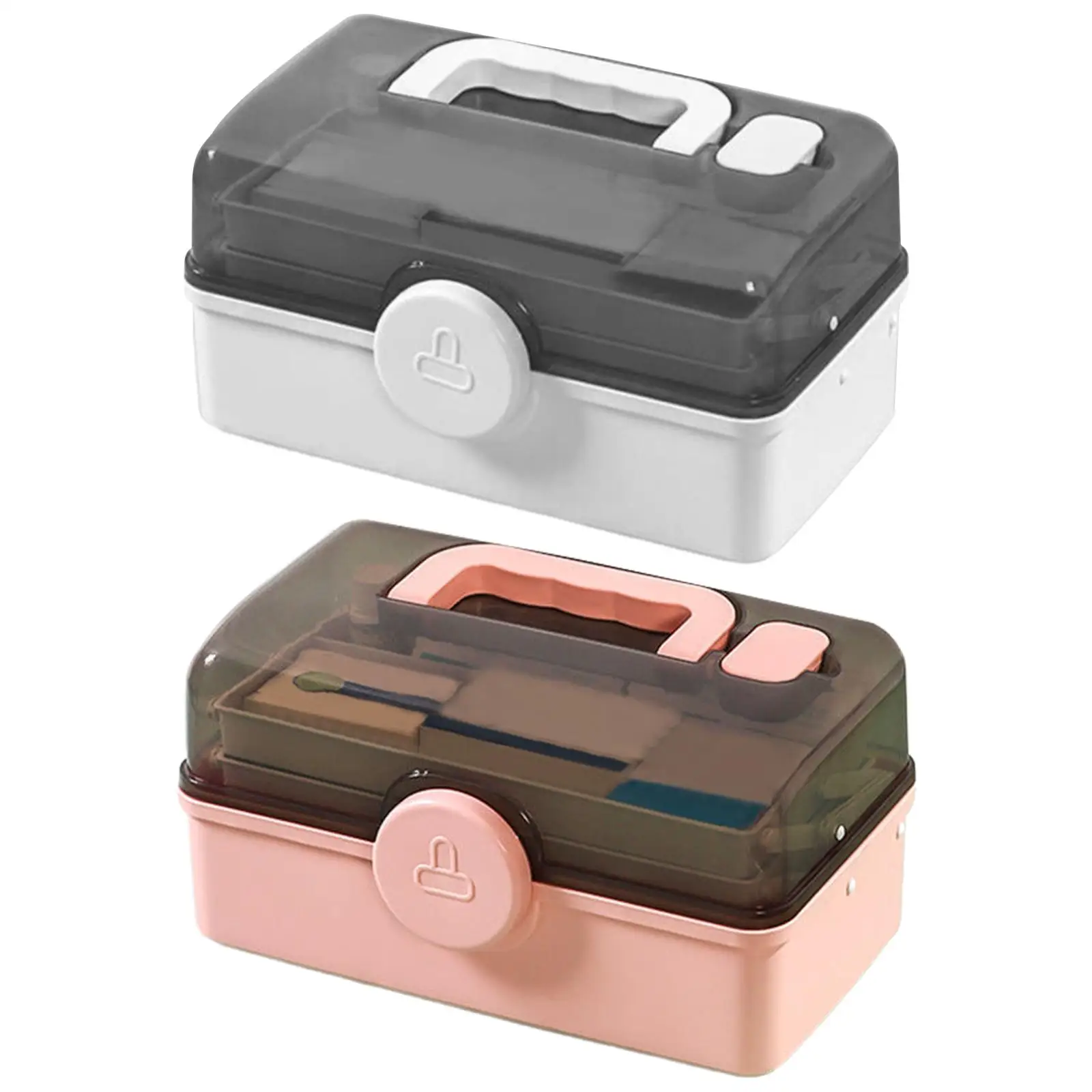 Multipurpose Storage Box Portable Handle Folding Tray Box Container Organizer for Arts Crafts Car
Multipurpose Storage Box Portable Handle Folding Tray Box Container Organizer for Arts Crafts Car