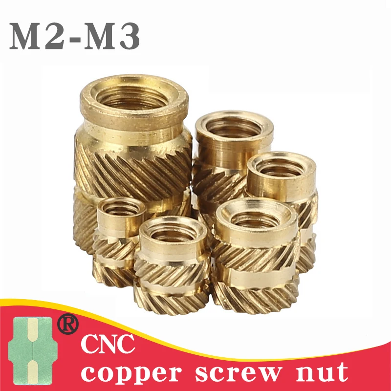 Heat Set Insert Nuts Embed Parts Female Thread Brass Knurled Inserts Nut Pressed Fit into Holes for 3D Printing M2 M2.5M3 100Pcs
Heat Set Insert Nuts Embed Parts Female Thread Brass Knurled Inserts Nut Pressed Fit into Holes for 3D Printing M2 M2.5M3 100Pcs