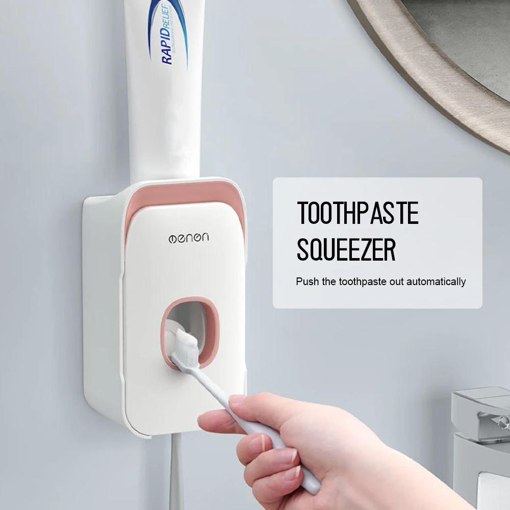 NEW Toothbrush Holder Toothpaste Squeezer Wall Mount Stand Rack Detachable Design Free Squeeze Out Bathroom Accessories Products
NEW Toothbrush Holder Toothpaste Squeezer Wall Mount Stand Rack Detachable Design Free Squeeze Out Bathroom Accessories Products