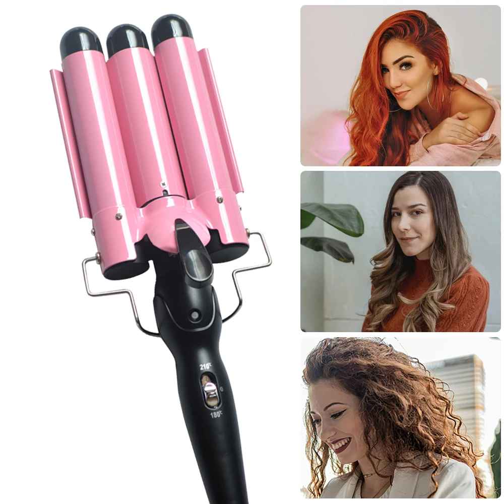 Professional Hairdressing Tools Hair Curlers Styling Tools Hair Curlers Ceramic Triple Barrels Electric Hair Styling Instruments
Professional Hairdressing Tools Hair Curlers Styling Tools Hair Curlers Ceramic Triple Barrels Electric Hair Styling Instruments