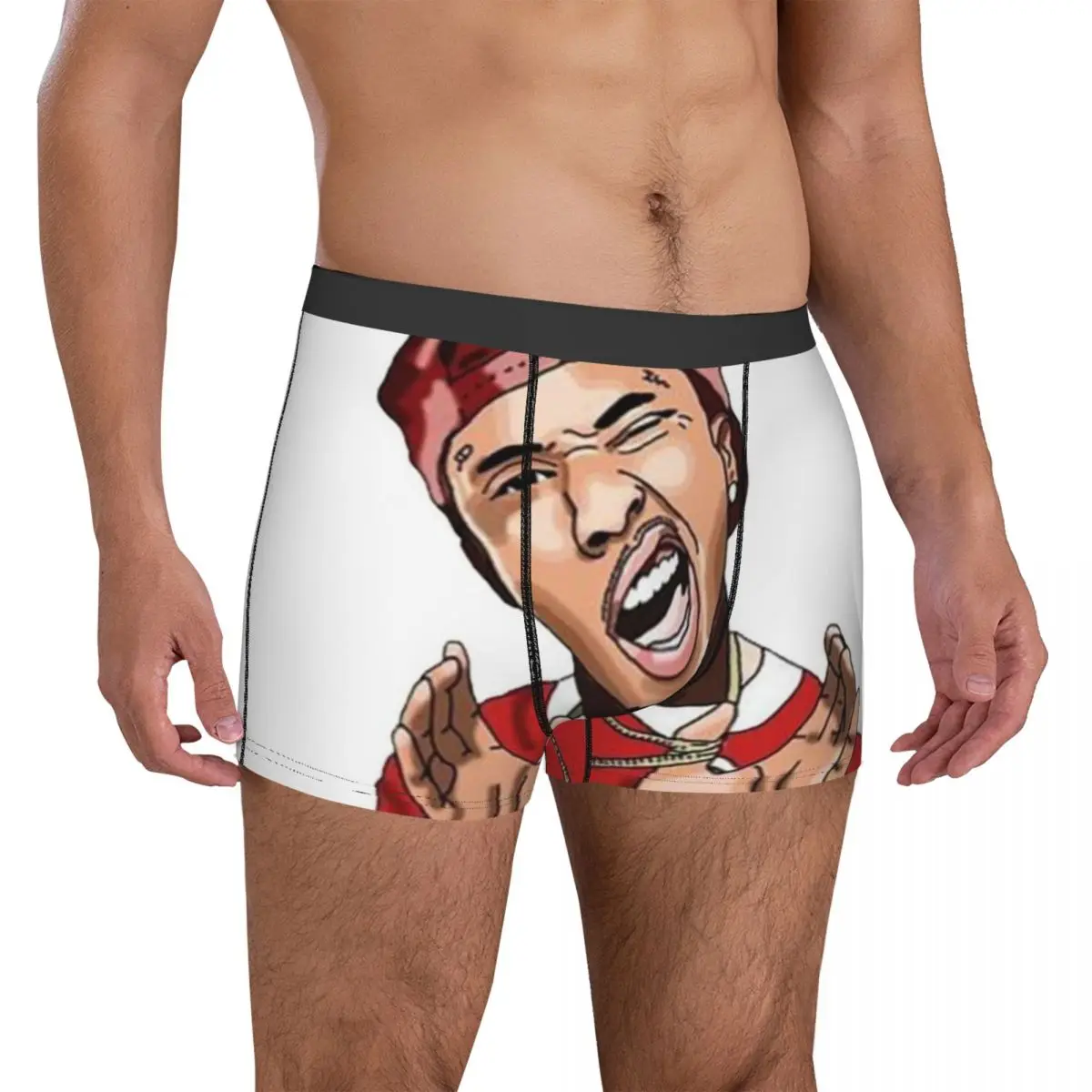 MAIN KARET Tyga Singer Rap Underwear black pump hip pop future Man Shorts Briefs Breathable Trunk High Quality Plus Size Panties
MAIN KARET Tyga Singer Rap Underwear black pump hip pop future Man Shorts Briefs Breathable Trunk High Quality Plus Size Panties