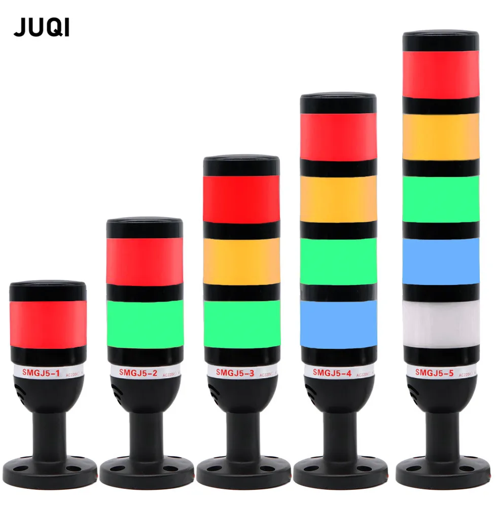 SMGJ5 New multifunctional LED rotary industrial signal tower warning light alarm device 12V 24 V 110 V 220 V 1 ~ 5 optional
SMGJ5 New multifunctional LED rotary industrial signal tower warning light alarm device 12V 24 V 110 V 220 V 1 ~ 5 optional