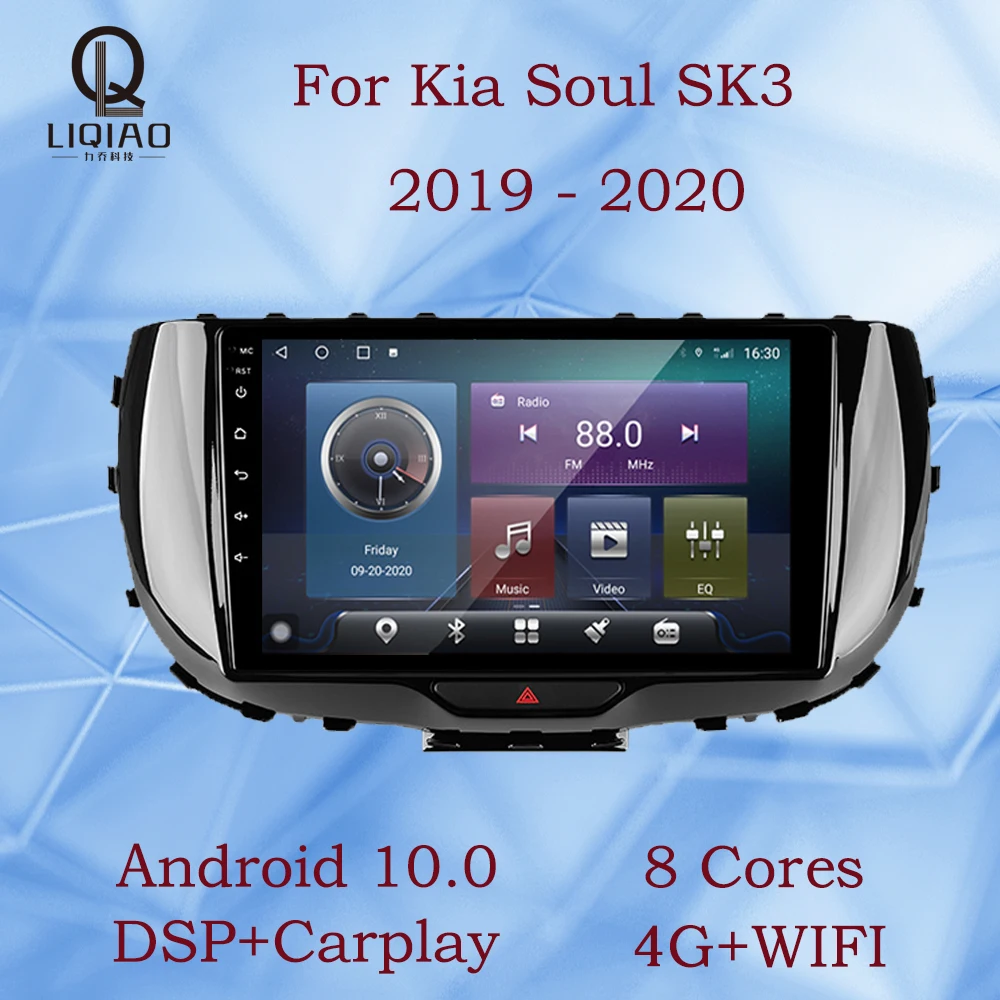 Car Multimedia DVD Player For Kia Soul SK3 2019 2020 Android 10 9" IPS Full Touchscreen QLED 1280*720P Steering Wheel Control BT 
Car Multimedia DVD Player For Kia Soul SK3 2019 2020 Android 10 9" IPS Full Touchscreen QLED 1280*720P Steering Wheel Control BT